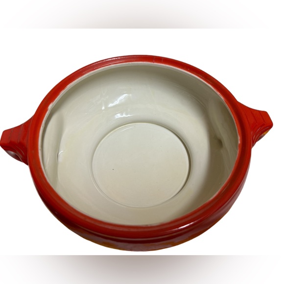 MCM HALL’S Red Sundial Casserole Covered Superior Quality Kitchenware Vintage ❤️ - Picture 7 of 10